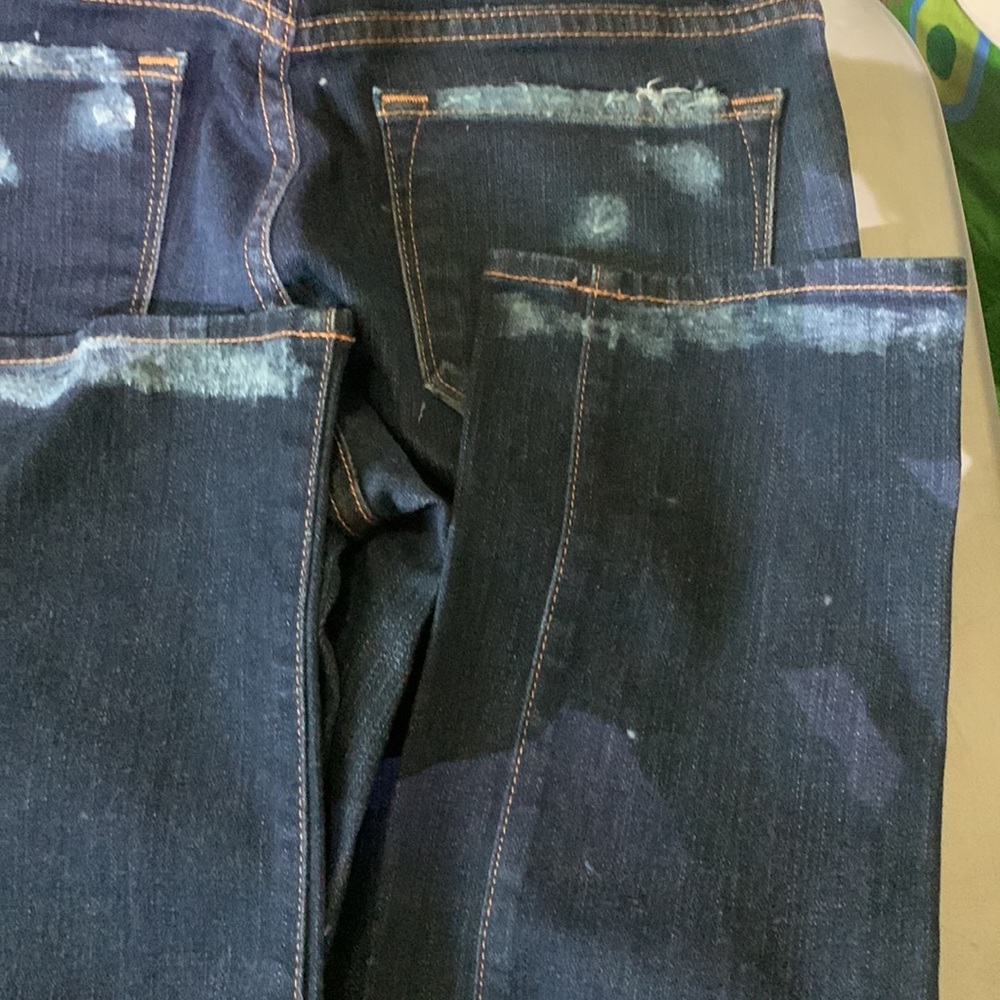 J BRAND CUSTOM DISTRESSED DENIM JEANS. - Picture 5 of 12